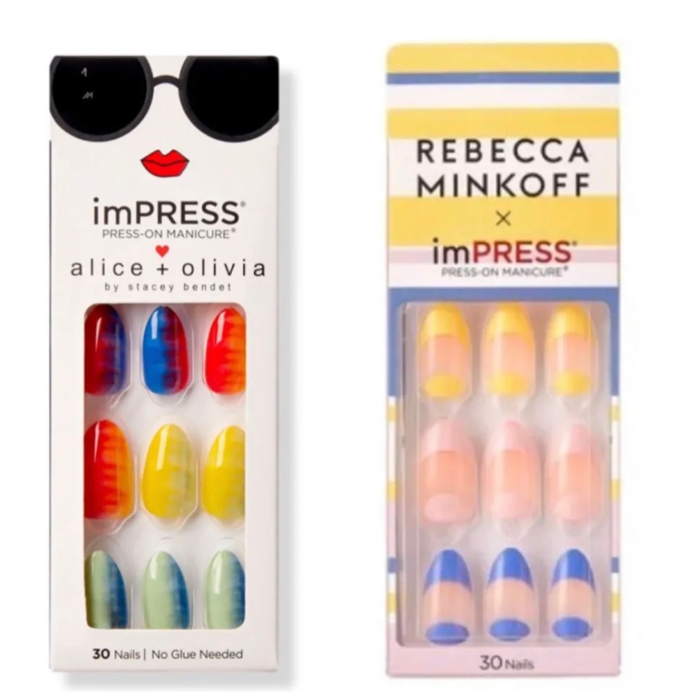 Set of 2 Impress Nails Alice & Olivia and Rebecca Minkoff
